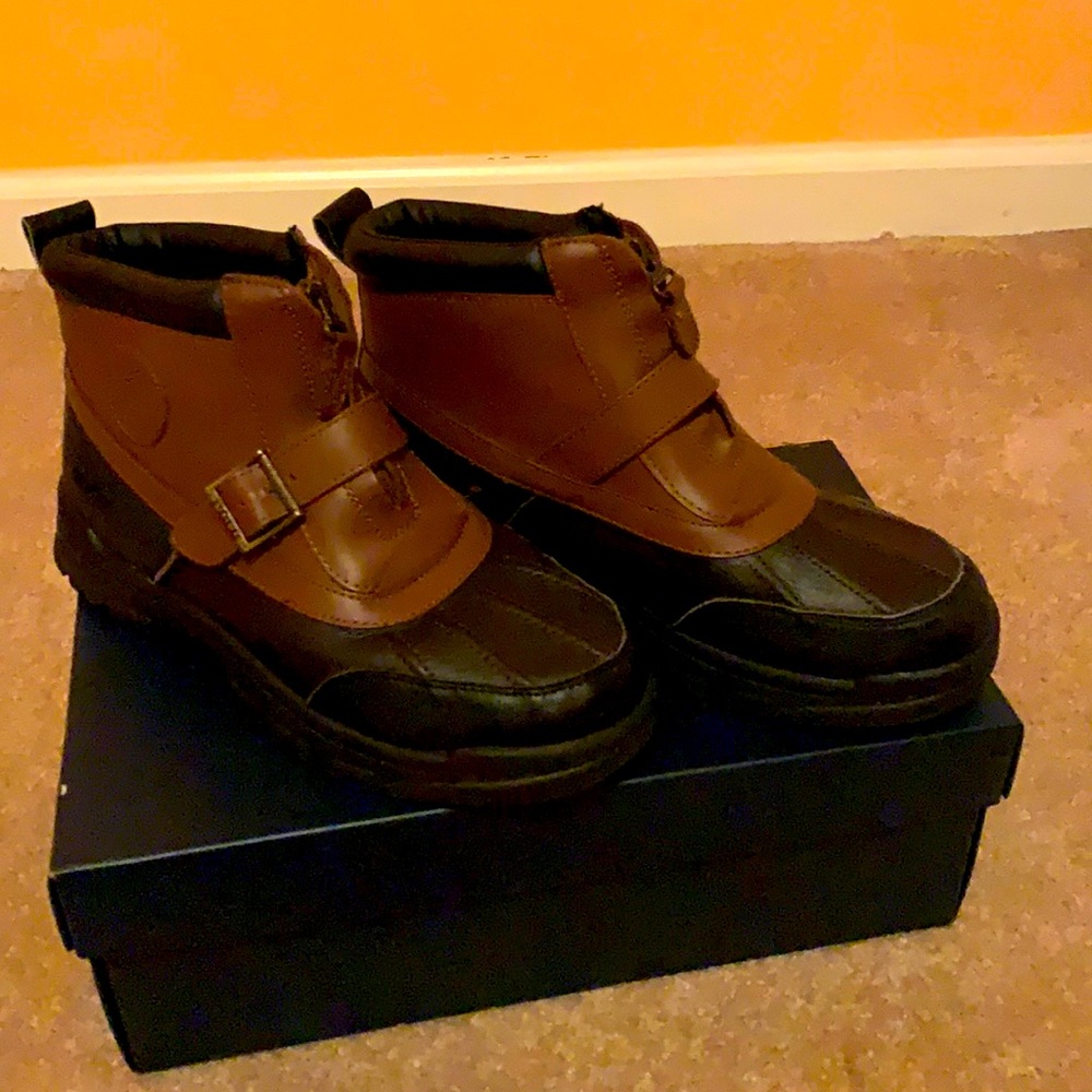 Polo Ralph Lauren Boots -Gently Used - Boys Size 7